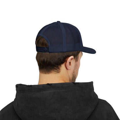 USA EST 1776 Snapback Trucker Cap — Patriotic American Flag Style