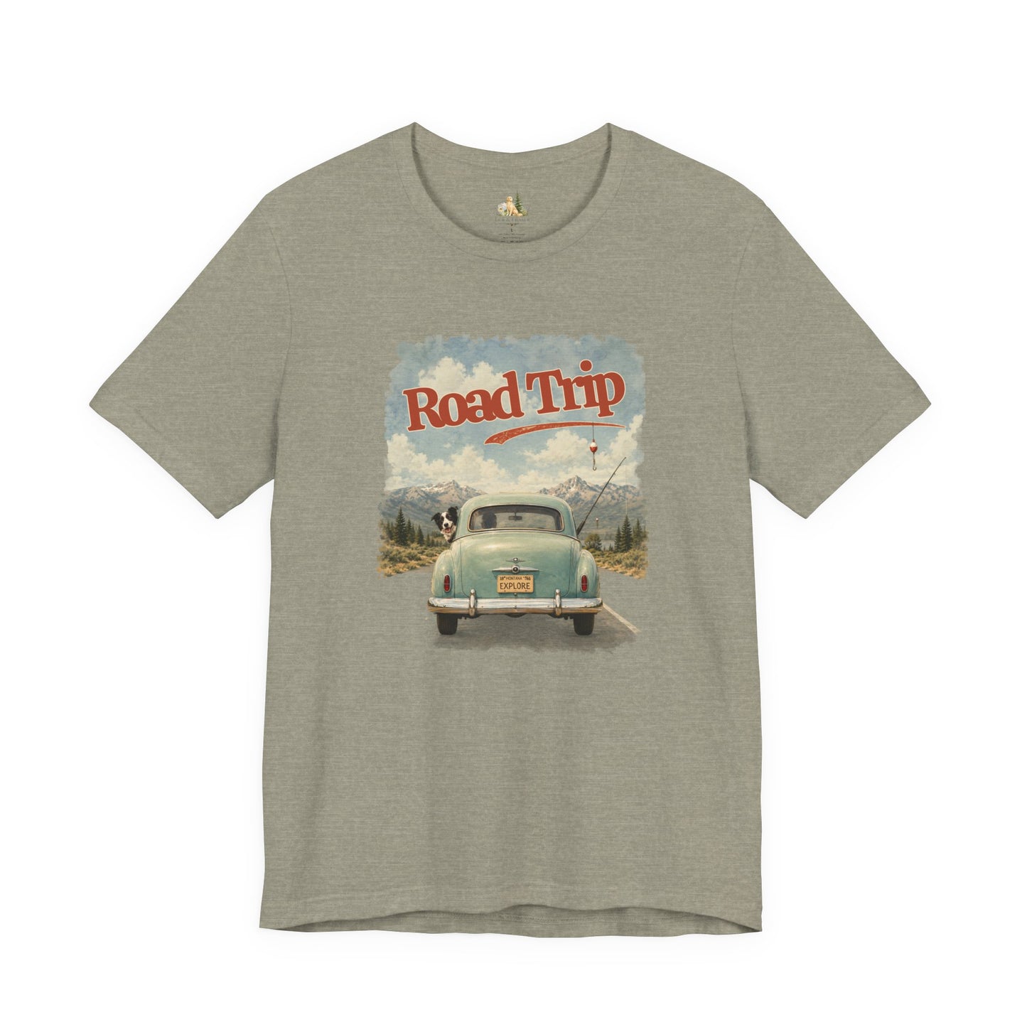 Men's Road Trip Vintage Car T-Shirt