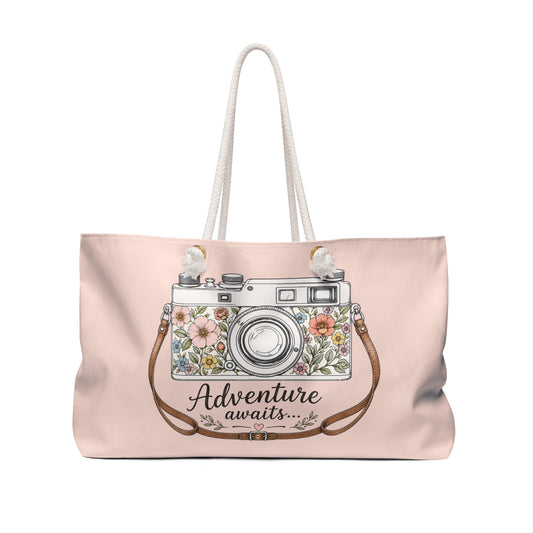 Adventure Awaits Camera Weekender Bag