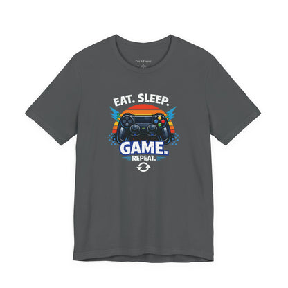 Gaming Controller Graphic Tee — "GAME" Retro Sunset Video Game T-Shirt