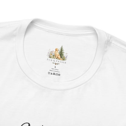 Walk in the Park T-Shirt | Woman Walking Dog Park Illustration