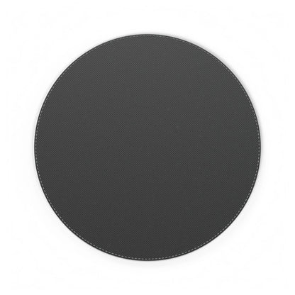 Floral PU Leather Mouse Mat — Vintage Dark Garden Desk Pad