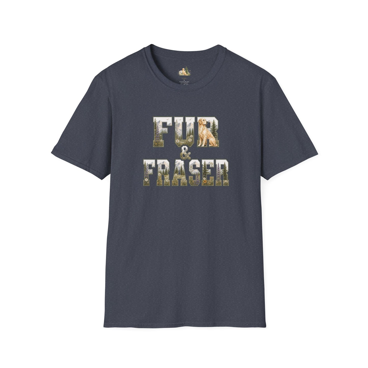 T-Shirt — Fur & Fraser Logo Graphic Tee(Light Weight, Ultra Soft Tee)