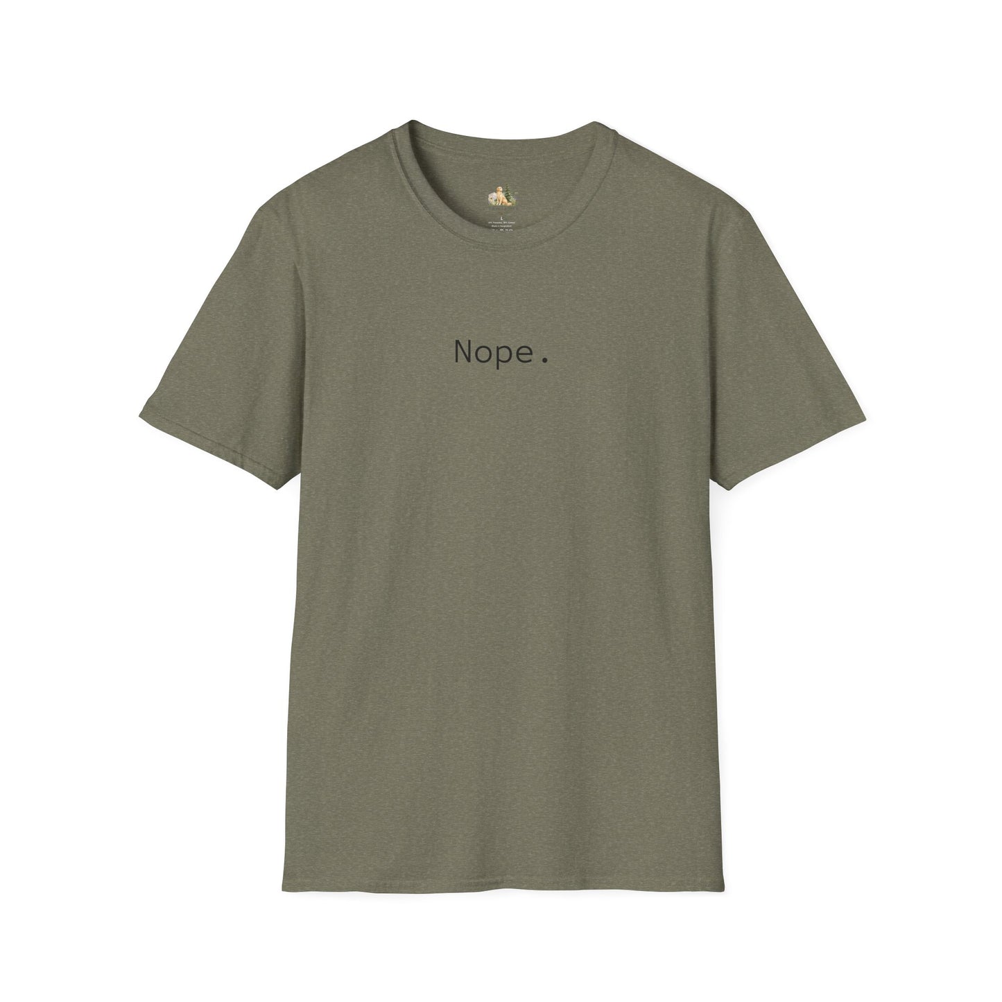 Nope. Minimalist Graphic Tee