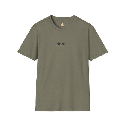 Nope. Minimalist Graphic Tee