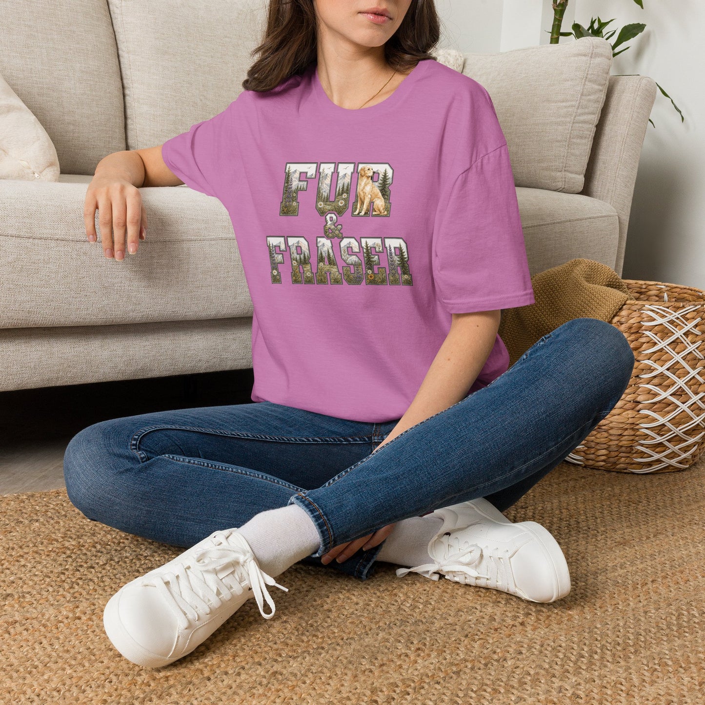 T-Shirt — Fur & Fraser Logo Graphic Tee(Light Weight, Ultra Soft Tee)