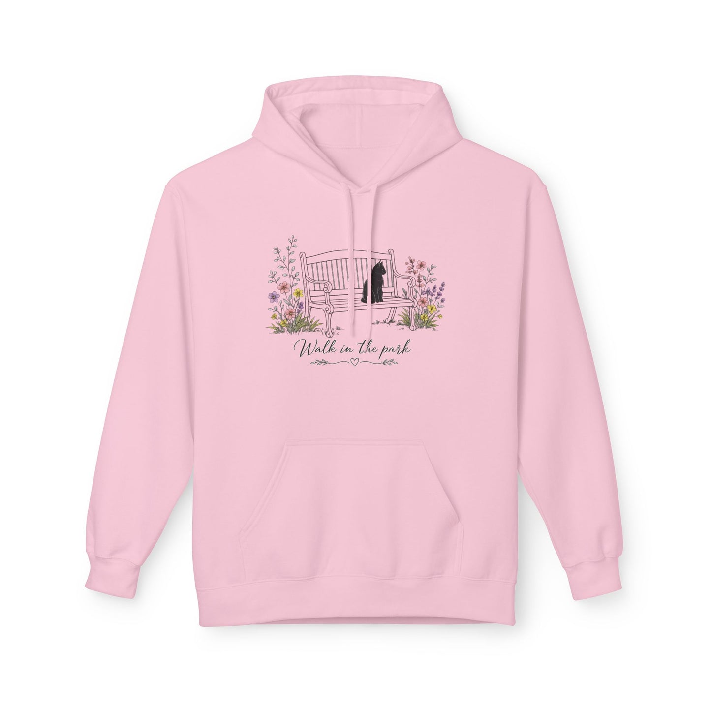 Walk Me in the Park Hoodie | Floral Gate Illustration