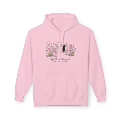 Walk Me in the Park Hoodie | Floral Gate Illustration