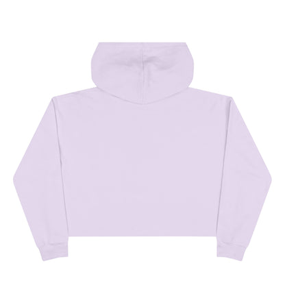 Cropped Hoodie — Floral Vintage Camera “Adventure Awaits” Crop Hoodie