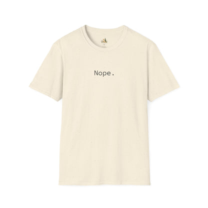 Nope. Minimalist Graphic Tee