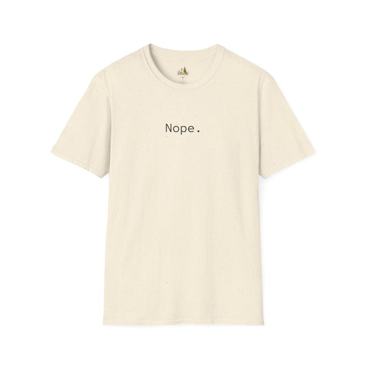 Nope. Minimalist Graphic Tee