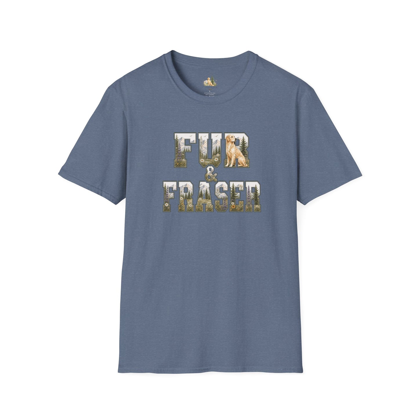 T-Shirt — Fur & Fraser Logo Graphic Tee(Light Weight, Ultra Soft Tee)