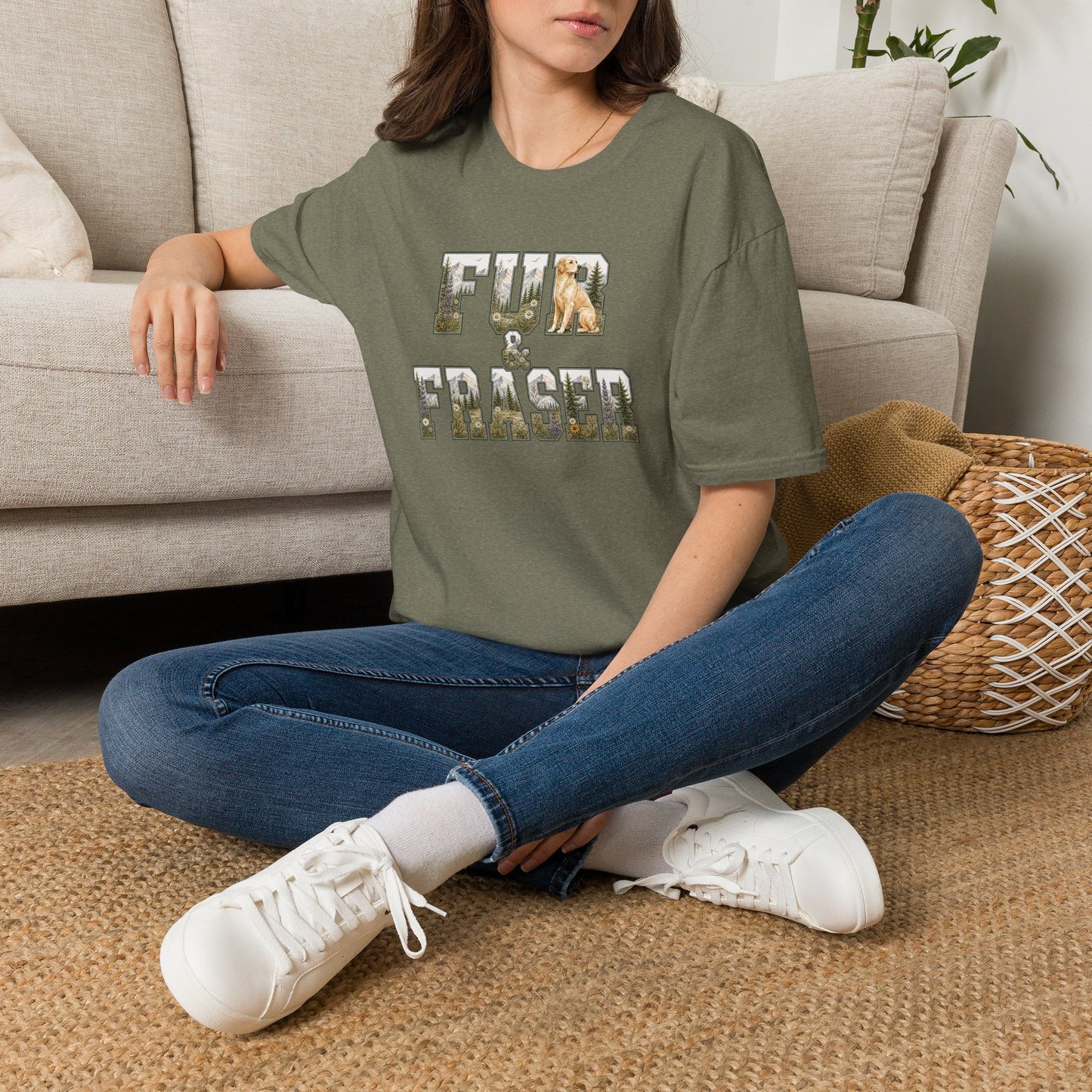 T-Shirt — Fur & Fraser Logo Graphic Tee(Light Weight, Ultra Soft Tee)