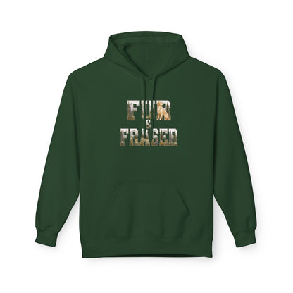 Fur & Fraser Floral Logo Hoodie — Cozy Pet Lover Pullover