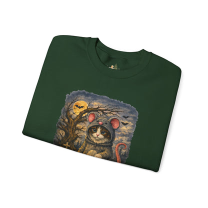 Halloween Cat/Mouse Sweatshirt – What Tails Lurk Behind The Pines Collection