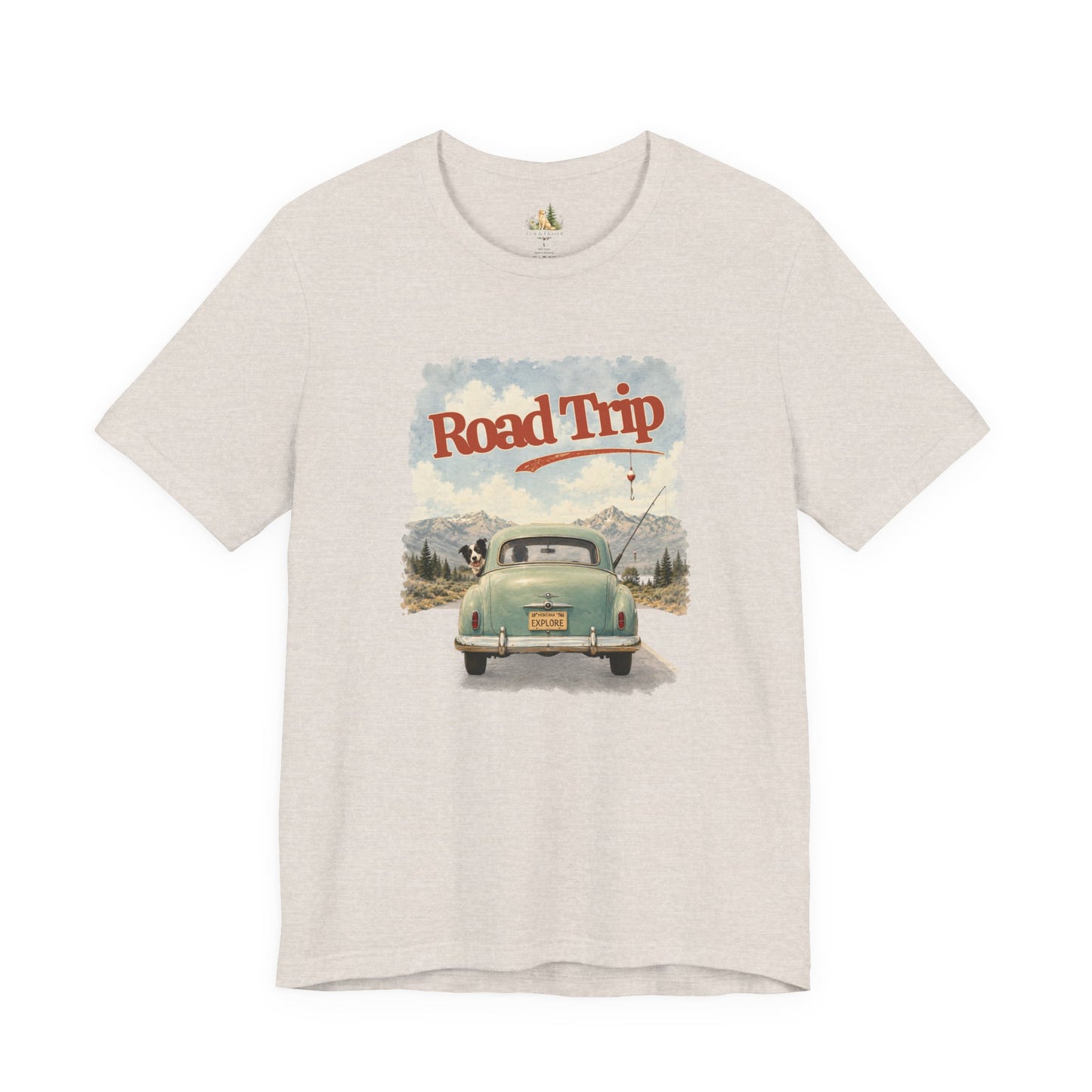 Men's Road Trip Vintage Car T-Shirt