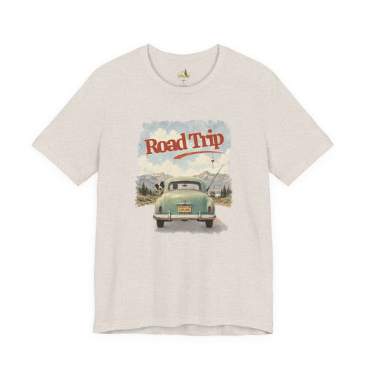 Men's Road Trip Vintage Car T-Shirt