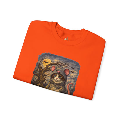 Halloween Cat/Mouse Sweatshirt – What Tails Lurk Behind The Pines Collection