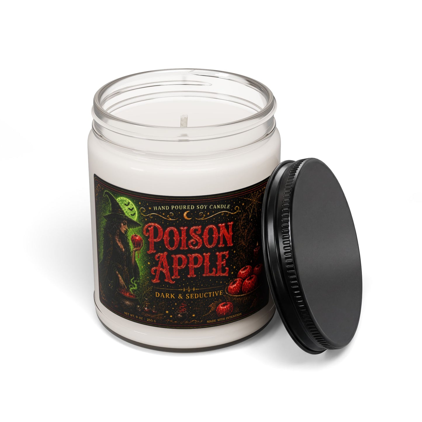 Poison Apple Scented Soy Candle — 9oz Dark & Seductive Autumn Candle