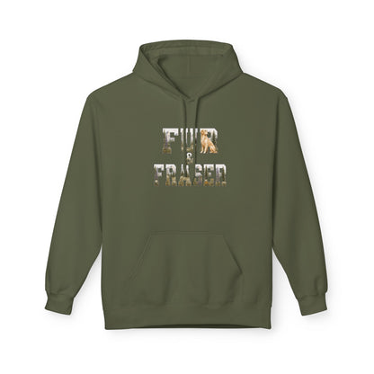 Fur & Fraser Floral Logo Hoodie — Cozy Pet Lover Pullover