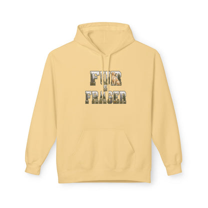 Fur & Fraser Floral Logo Hoodie — Cozy Pet Lover Pullover