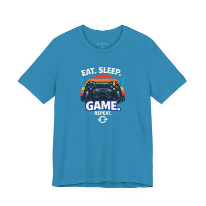 Gaming Controller Graphic Tee — "GAME" Retro Sunset Video Game T-Shirt