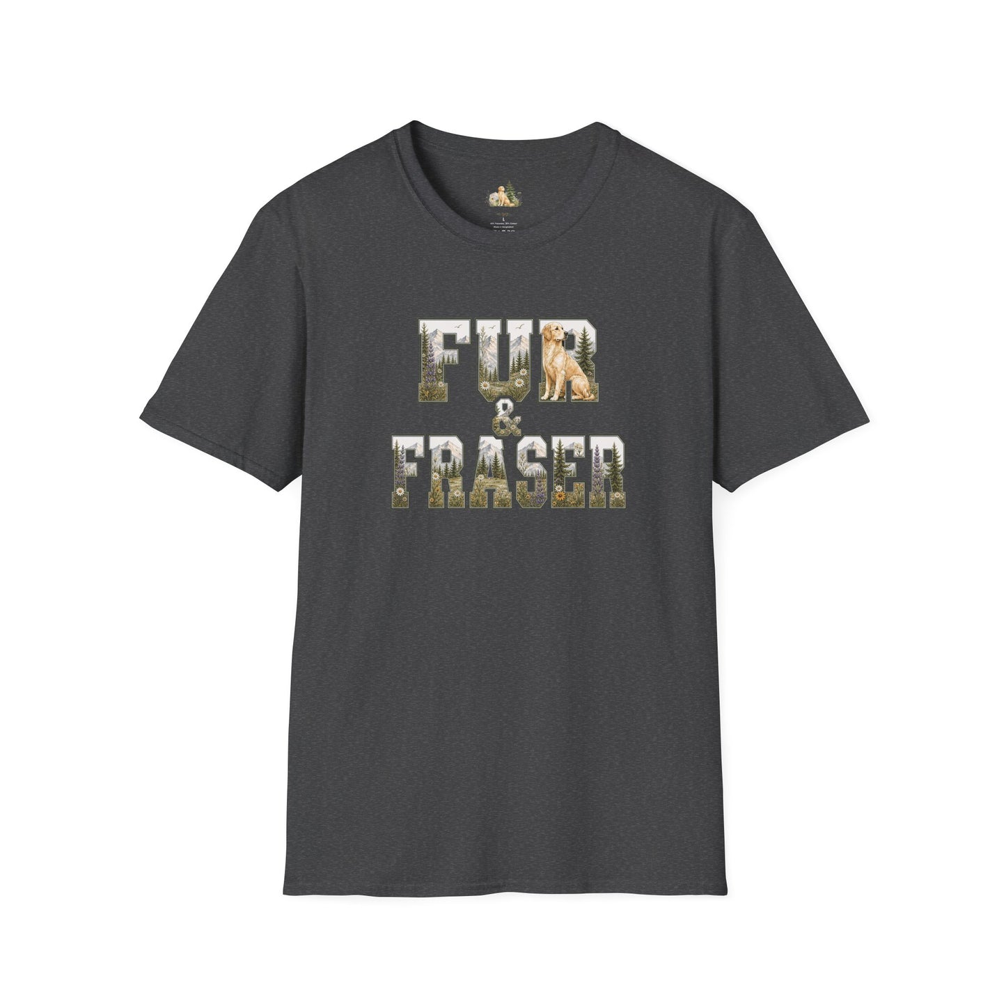 T-Shirt — Fur & Fraser Logo Graphic Tee(Light Weight, Ultra Soft Tee)
