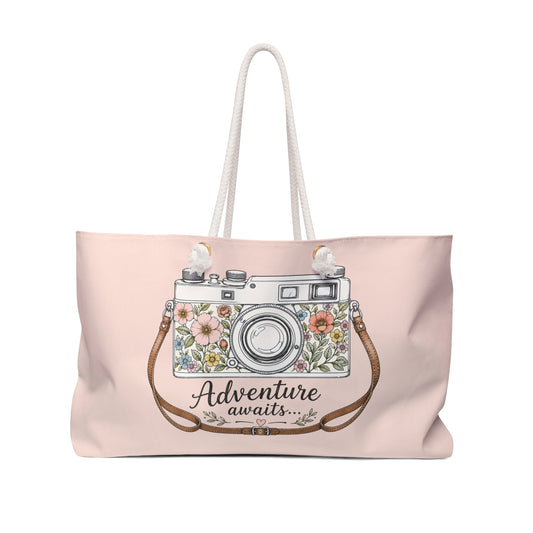 Adventure Awaits Camera Weekender Bag
