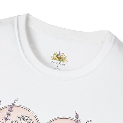 Dog Mom Floral Heart T-Shirt