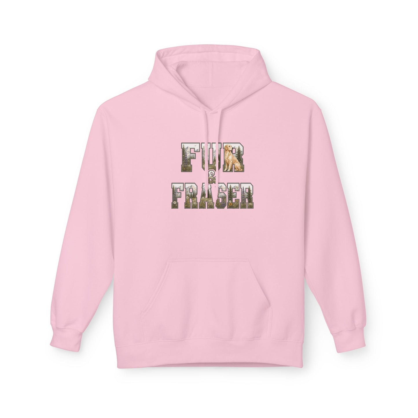 Fur & Fraser Floral Logo Hoodie — Cozy Pet Lover Pullover