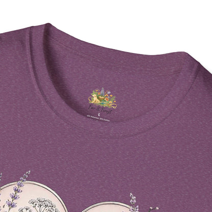 Dog Mom Floral Heart T-Shirt