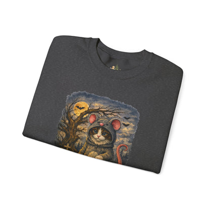 Halloween Cat/Mouse Sweatshirt – What Tails Lurk Behind The Pines Collection