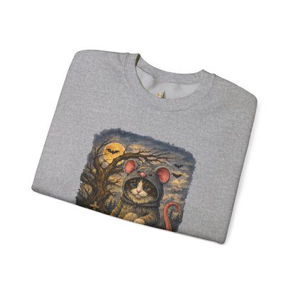 Halloween Cat/Mouse Sweatshirt – What Tails Lurk Behind The Pines Collection