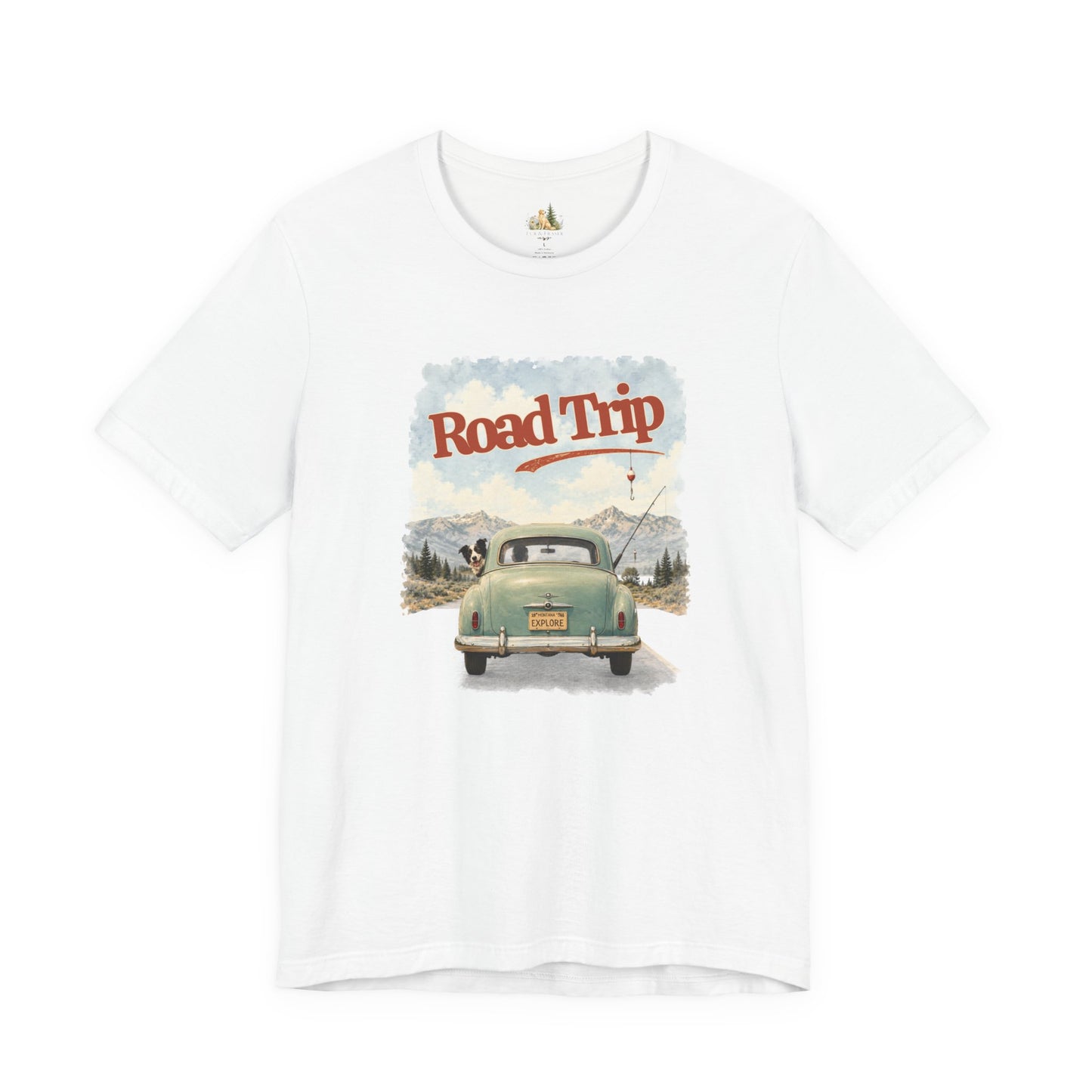 Men's Road Trip Vintage Car T-Shirt