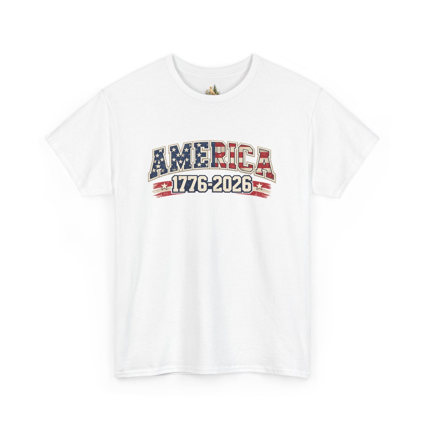 Unisex America 1776-2026 Patriotic Tee (Heavy Weight Cotton)