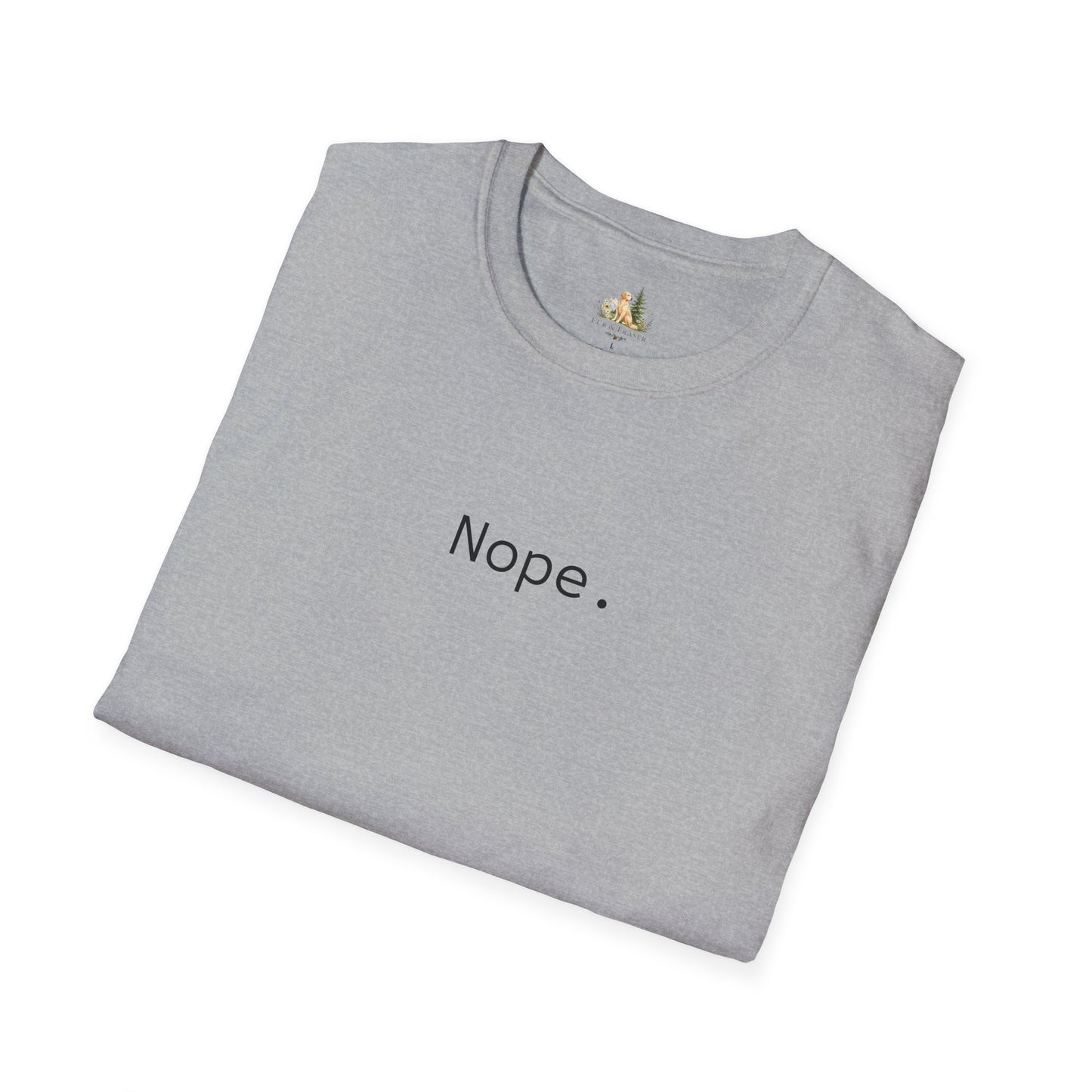 Nope. Minimalist Graphic Tee