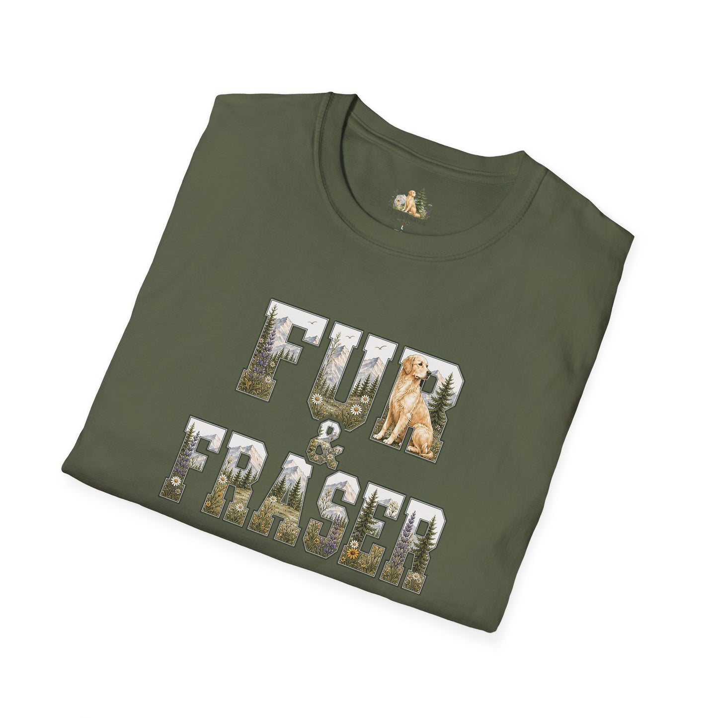 T-Shirt — Fur & Fraser Logo Graphic Tee(Light Weight, Ultra Soft Tee)