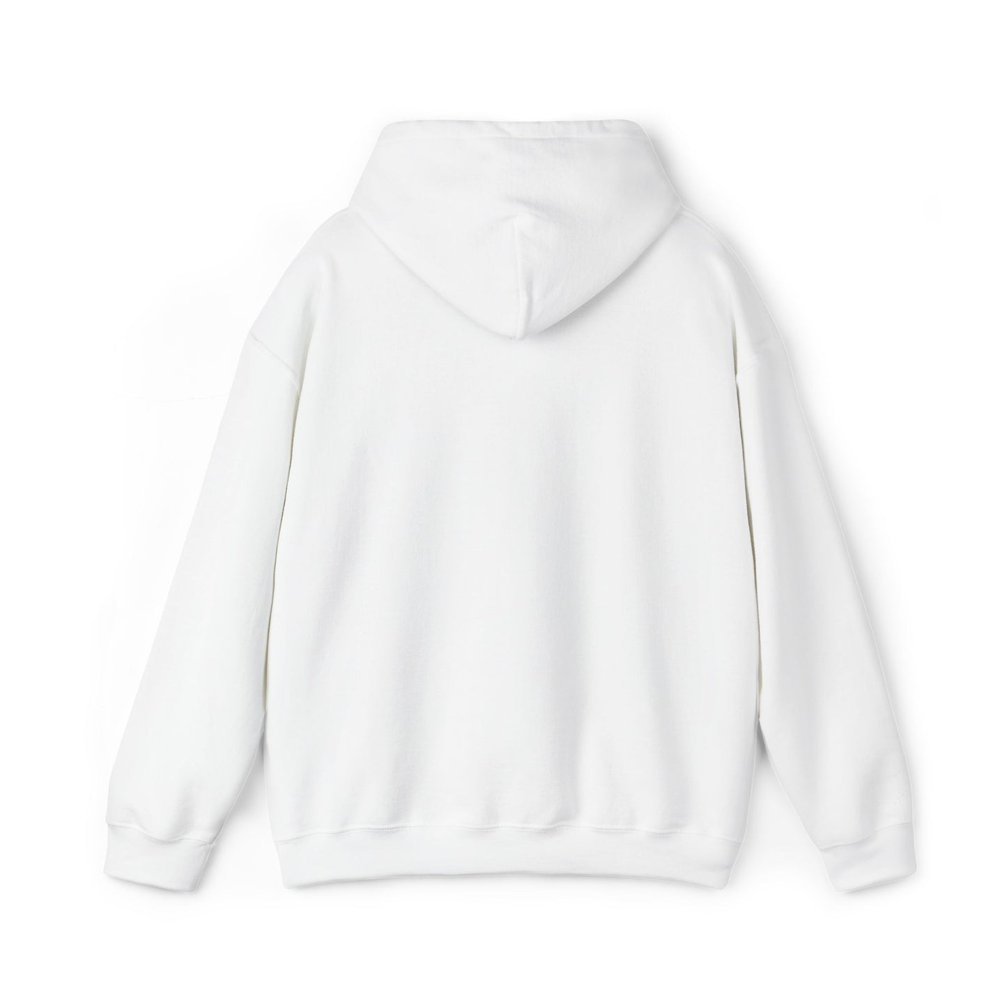 Minimal Embroidered 'absolutely not.' Hoodie - White Cozy Casual Sweatshirt