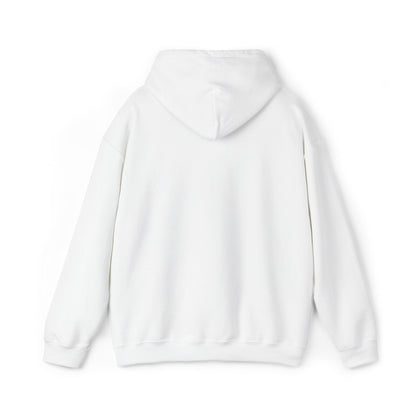 Minimal Embroidered 'absolutely not.' Hoodie - White Cozy Casual Sweatshirt