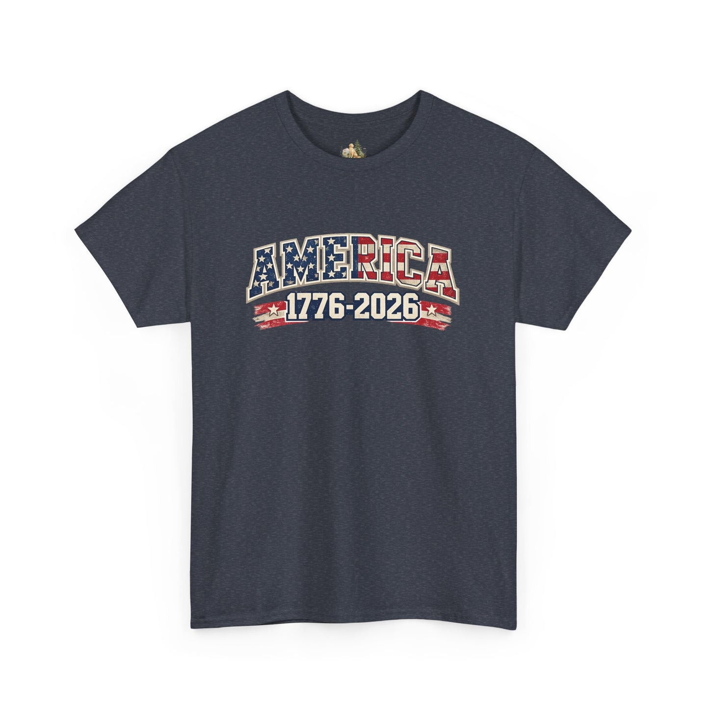 Unisex America 1776-2026 Patriotic Tee (Heavy Weight Cotton)
