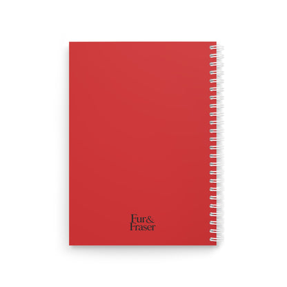 Floral Burst Spiral Notebook — Colorful Botanical Journal for Notes & Planning