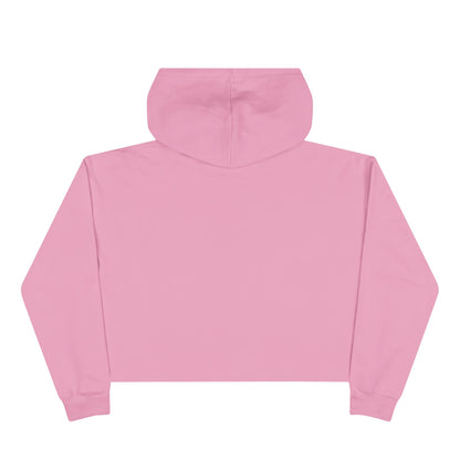 Cropped Hoodie — Floral Vintage Camera “Adventure Awaits” Crop Hoodie
