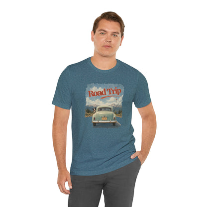 Men's Road Trip Vintage Car T-Shirt