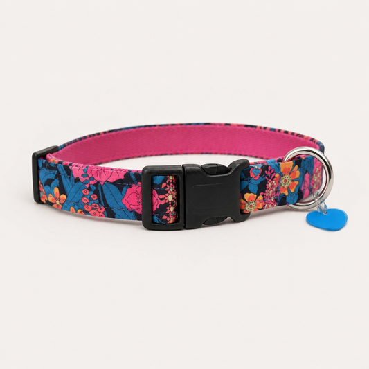 Handmade Pet Collar, Liberty Of London Print